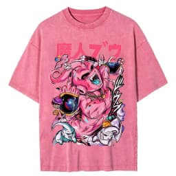 Men Streetwear Hip Hop Vintage Pink Tshirt Japanese Anime Dragon Ball Graphic T-Shirt Harajuku Summer T Shirt Cotton Tops Tees