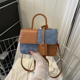 High Quality PU Leather Crossbody Bag Versatile Large Capacity Messenger Bags Casual Handbag Women