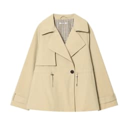 2026 Spring/Summer New Product Women's Fashion Style Long Sleeve Collar Adjustable Waist Short Windbreaker