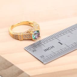925 Silver Jewelry Sets For Women Magic Rainbow Zircon Gold Color Wedding Earrings Stones Bracelets Rings Pendant Necklace Set