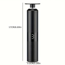 3-Speed Speed Adjustment, LCD Display Screen, 16 Interchangeable Heads for Home/Foot and Hand Care, Fast Charging