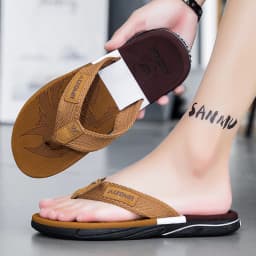 2026 High-end Men's Flip-flops,Anti-slip, Wear-resistant,Odorless,New Summer Outerwear Flip-flops,Beach Sandals
