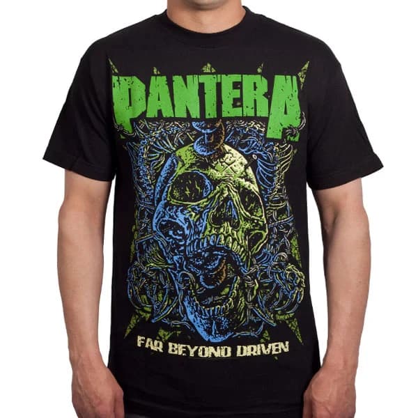 Pantera Flames Band Logo Casual T-shirt Luxury Brand for Men and Women Top 2026 New