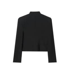 TFAFXY 2026 Spring Women Casual Jacket Thin Sleeve Patchwork Short Coat Female Holiday High Street Crop Top