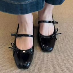 2026 Spring Autumn Women's Mary Jane Shoes - Butterfly Knot Casual Low Heel, Dress Street Style Comfortable Flats