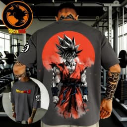 Dragon Ball Anime Cotton T-shirt 2026 Summer New Goku Printed Men's and Women's Harajuku Versatile Casual Short Sleeve Top