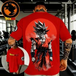 Dragon Ball Anime Cotton T-shirt 2026 Summer New Goku Printed Men's and Women's Harajuku Versatile Casual Short Sleeve Top