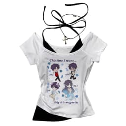 Love And Deepspace crop top girl japanese y2k 2000s gyaru japan shirt vintage gyaru dollette
