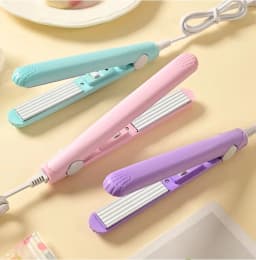 2026 Fast Shipping Compact Mini Hair Crimper Wave Curling Iron Ceramic Hair Waver for Women Short Hair Bangs Hair Styling Tools