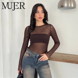 MUJER Sexy Tulle Body Suits Women Transparent Mesh Bodysuit Women Summer Sleeveless Jumpsuits for Women Sexy Lingerie Corset Top