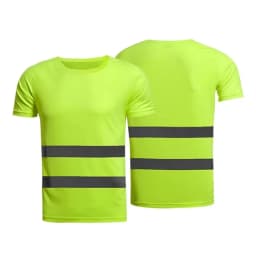 Green 3D Print Men's T-Shirts New Secure Logo Color Blocking Design Round Neck Short-Sleeved Oversized Men Work Tee Tops Clothes