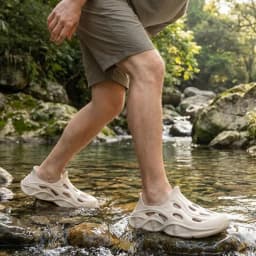 Comfort Thick Bottom Clogs Men Summer 2026 Breathable Hollow Out Waterproof Eva Sneakers Non Slip Man's Water Shoes Slippers