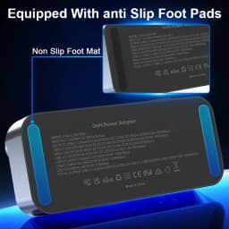 470W GaN Fast Charger 140W PD3.1 PPS USB Type-C Digital Display Desktop Charging Station for iPhone 16/15 MacBook Laptops