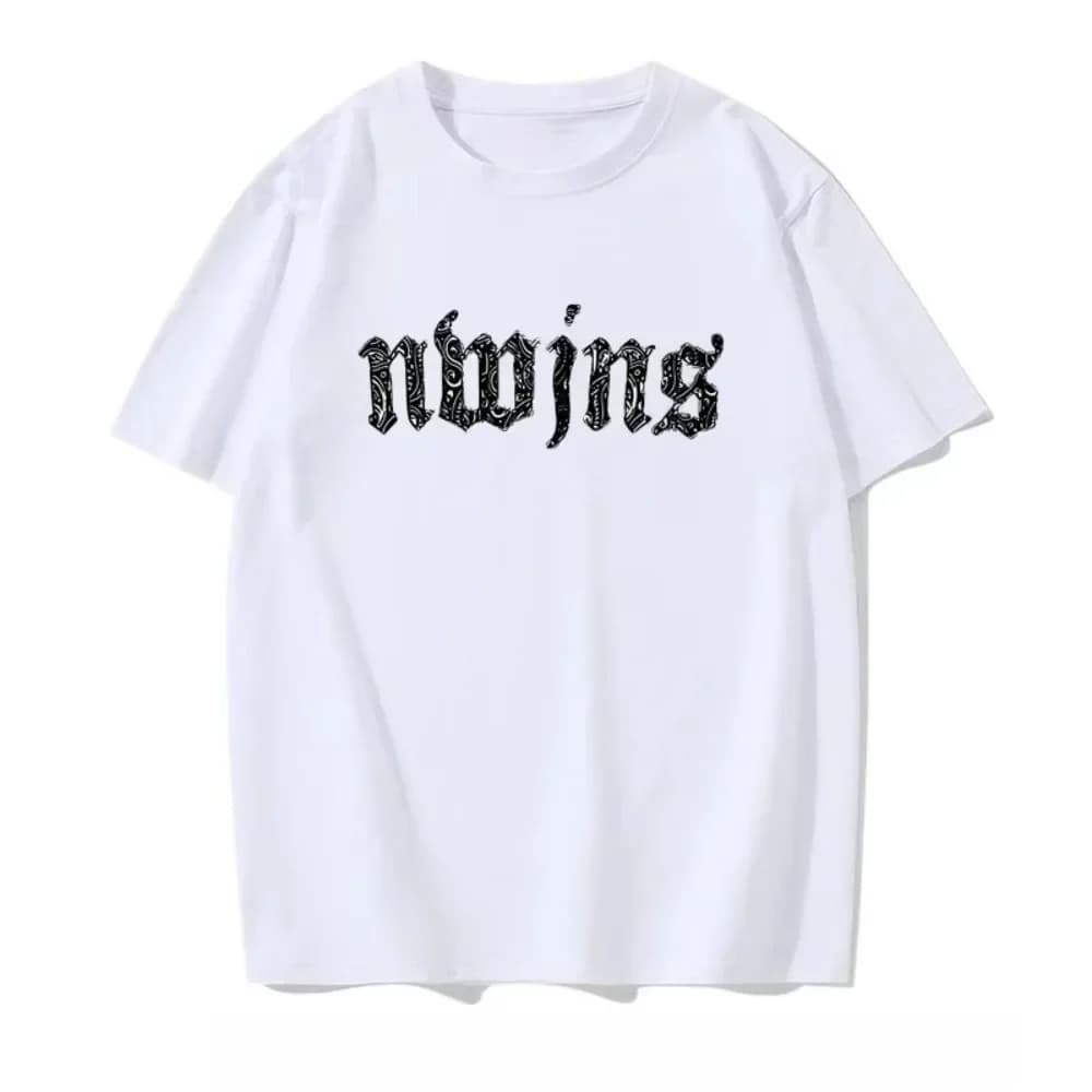 Simple Style Cotton T-shirt with Letter Pattern - Summer New Design, Men's and Women's Casual Short Sleeves
