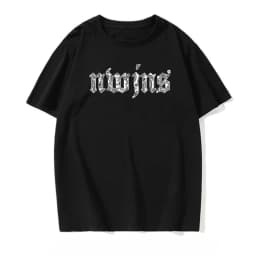 Simple Style Cotton T-shirt with Letter Pattern - Summer New Design, Men's and Women's Casual Short Sleeves