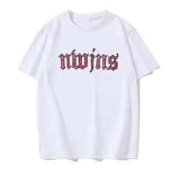 Simple Style Cotton T-shirt with Letter Pattern - Summer New Design, Men's and Women's Casual Short Sleeves