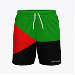 Martinique Logo 3D Print Sports Quick-dry Breathable Men Women Shorts Outdoor Football Team Club Fan Parent-Child Pants Summer
