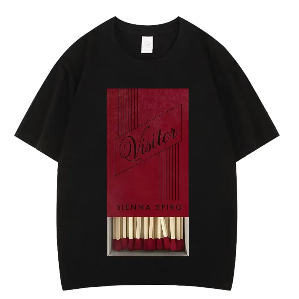 Singer Sienna Spiro Fashion Graphics Tshrit Men Women Harajuku T-shirt Summer Loose Casual Cotton Fashion T-shirts Fan Gifts Top