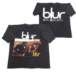 BLUR Blur Band British Rock Punk Casual T-Shirt Men's and Women's Luxury Brand Top White