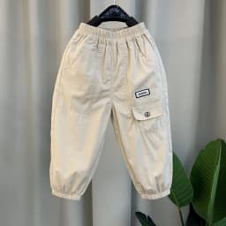 2-10 Years Spring Summer Boys Pants Comfortable And Loose Style Sport Overalls Cargo Trousers For Kids Children Present