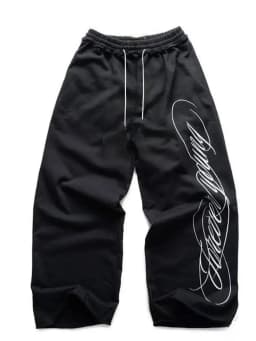 Trendy Streetwear Gothic Retro Harajuku Y2K Pink Sweatpants Hip-hop Casual Wide-leg Baggy Jogger Trousers for Men Women And Kids