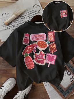Romance Tropes T Shirt Funny Bookish Enemies To Lovers Graphic BookTok Unisex Harajuku Aesthetic Loose Short Sleeve Summer Tops
