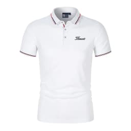 Summer High-Quality Men's Printed Polo Shirt, New High-End Business Casual Quick Drying And Breathable Polo Collar Polo Shirt