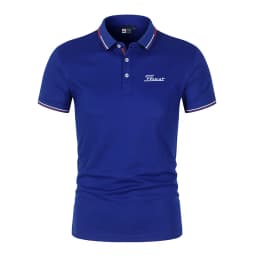 Summer High-Quality Men's Printed Polo Shirt, New High-End Business Casual Quick Drying And Breathable Polo Collar Polo Shirt
