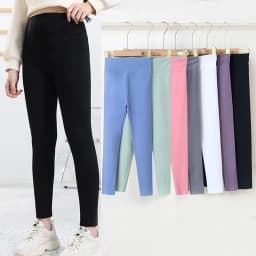 Girls High Waist Pants Spring Summer New Style Slim Fit Leggings Casual Sports Yoga Pants For Kids