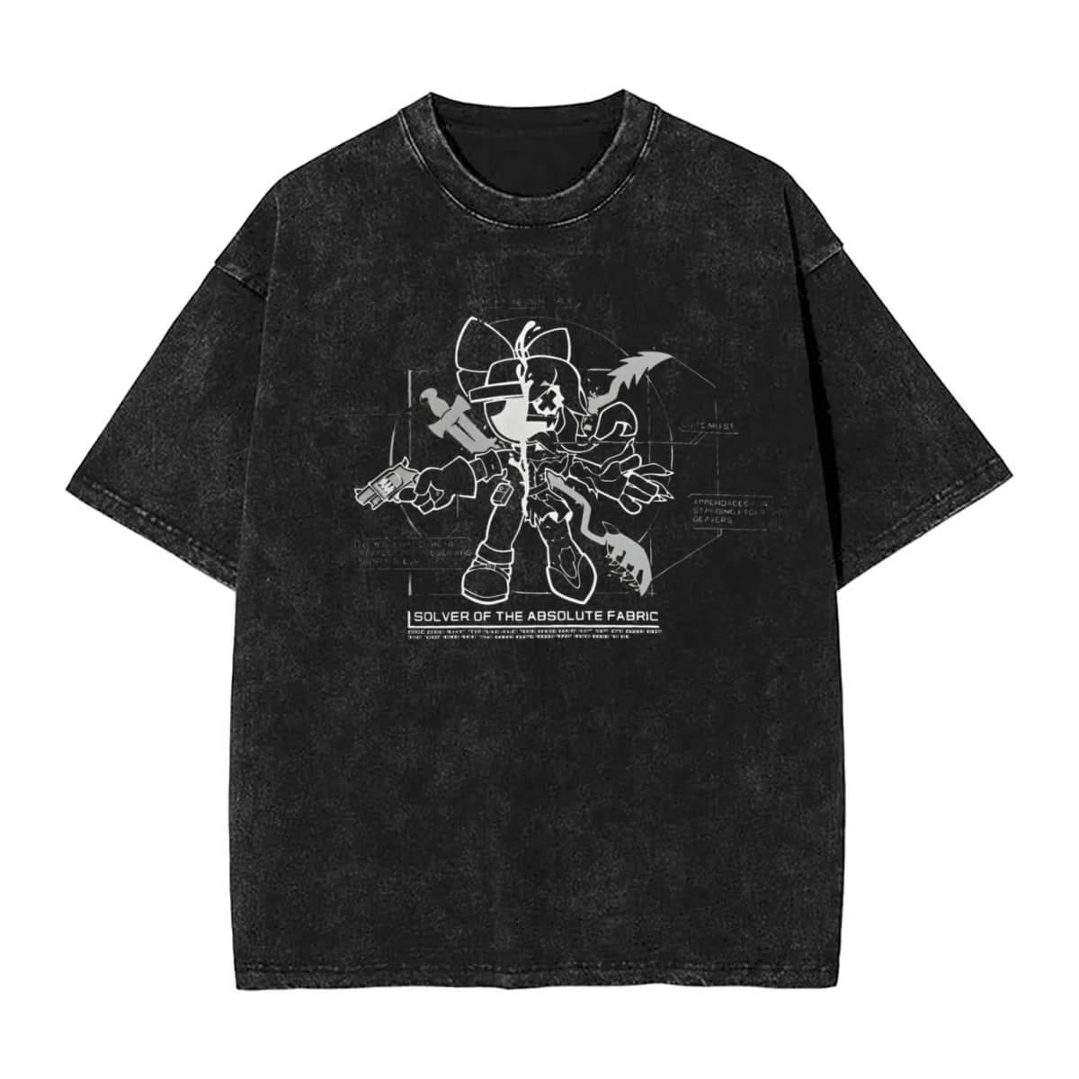 Murder Drones Anime T Shirts Hip Hop Washed Short Sleeve Street T-Shirt Fashion Men Women Tops Streetwear Printed Tee Shirt