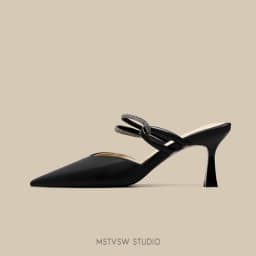 2026 Summer Relaxation Woman Designer Pointed Toe Women Slipper Fashion Women Slipper Sexy Stiletto Lady Party Shoes 897