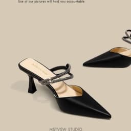2026 Summer Relaxation Woman Designer Pointed Toe Women Slipper Fashion Women Slipper Sexy Stiletto Lady Party Shoes 897