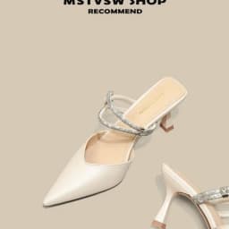 2026 Summer Relaxation Woman Designer Pointed Toe Women Slipper Fashion Women Slipper Sexy Stiletto Lady Party Shoes 897