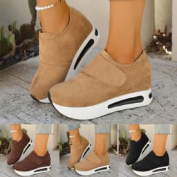 Business Casual Shoes for Women Winter Women'S Casual Comfortable Platform Round Toe Walking Shoes Sports Zapatillas De Mujer