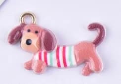 10pcs Fashion Cartoon Metal Dog Charms Pendant for Women Jewelry Making