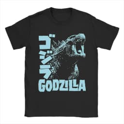 Godzillaed T-Shirt for Men Vintage 100% Cotton Tees Crew Neck Short Sleeve T Shirts Gift Idea Clothing
