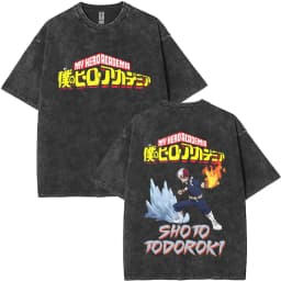 Washed Vintage Anime My Hero Academia All Might Plus Ultra Gym Graphic T Shirt Men Women Fitness Casual Cotton Short Sleeve Tees