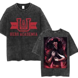 Washed Vintage Anime My Hero Academia All Might Plus Ultra Gym Graphic T Shirt Men Women Fitness Casual Cotton Short Sleeve Tees