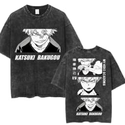 Washed Vintage Anime My Hero Academia All Might Plus Ultra Gym Graphic T Shirt Men Women Fitness Casual Cotton Short Sleeve Tees