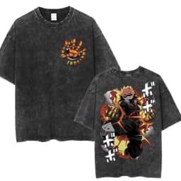 Washed Vintage Anime My Hero Academia All Might Plus Ultra Gym Graphic T Shirt Men Women Fitness Casual Cotton Short Sleeve Tees