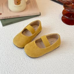 Girls Dance Performance Shoes Slip-on Kids Soild Candy Color Ins Trendy 2026 New Girls Flat Shoes Soft Sole Round Toes 23-30