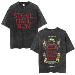 Anime Jojo Bizarre Adventure Dio Brando The World Vintage Acid Washed T Shirts Men Women Cotton Casual Short Sleeves T-shirts