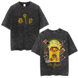 Anime Jojo Bizarre Adventure Dio Brando The World Vintage Acid Washed T Shirts Men Women Cotton Casual Short Sleeves T-shirts