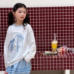 Girls' base shirt spring clothes, girls' big children's western-style Korean long sleeved T-shirt children's spring and autumn