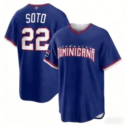 2026 3d Printing Dominican Republic Baseball Jersey 22 Soto Tatis Jr Guerrero Jr Mens WBC National Team Sports Shirt Tops