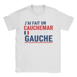 Hipster France I Have Made A Nightmare I Was Left T-Shirt Men Cotton T Shirts Humour Short Sleeve Tee Shirt Gift Idea Clothes