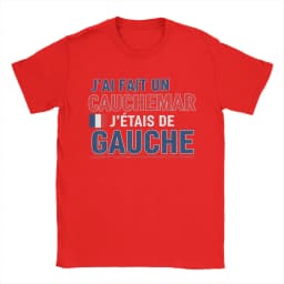 Hipster France I Have Made A Nightmare I Was Left T-Shirt Men Cotton T Shirts Humour Short Sleeve Tee Shirt Gift Idea Clothes