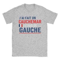 Hipster France I Have Made A Nightmare I Was Left T-Shirt Men Cotton T Shirts Humour Short Sleeve Tee Shirt Gift Idea Clothes