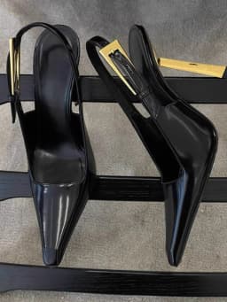 Sexy ultra-high heels pointed sandals elegant summer patent leather suspender high heels trendy dress banquet women's shoes