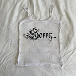 Grunge Vintage Clothes Women Aesthetic Summer Harajuku 2000s Crop top Streetwear Women's Tanks & Camis Emo Cropped Y2K Baby